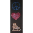 thumbnail image 2 of Ice Skating Pants with "Peace love skate " applique, 2 of 3