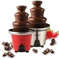 thumbnail image 2 of Ovente 2-Tier Chocolate Fondue Fountain Stainless Steel, 12 inch, Silver (CFS53S), 2 of 3