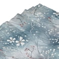 thumbnail image 4 of Shower Curtain, enchanted winter snowflake holly Waterproof Fabric Plastic Shower Curtain, Drying Fast Bathroom Curtain with 9 Buttonholes, Ruffle Shower Curtain 60x72in, 4 of 8