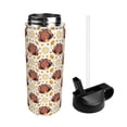 thumbnail image 2 of Goofa Fall Turkey for Insulated Kettle 18oz Water Bottle Insulated Tumbler with Handle & Flip Straw - Fits in Cup Holder, Leak Resistant Tumbler, 2 of 8