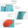 thumbnail image 3 of AONIJIE Coolmax Toe Socks for Men Finger Athletic Running Ankle Socks Quick Dry,3 Pairs,M, 3 of 7
