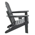 thumbnail image 7 of Adirondack Chairs Set of 2, Plastic Folding Outdoor Patio Furniture, All-Weather Fire Pit Chairs, Gray, 7 of 7
