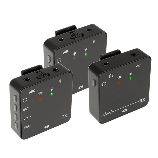 Micrófono Lavalier Inalámbrico de Audio para Cámara GO PRO II, Entrevista, Grabación en para , , Teléfono Móvil, PC(A)