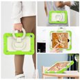 thumbnail image 5 of Allytechgroup Screen Protector Case for Apple iPad mini 5th Gen/ mini 4th Gen 7.9", Heavy Duty Protective Build-in Pencil Holder Handle Stand Rugged Bumper Case Kids Friendly for iPad mini 5 4,Lime, 5 of 11