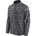 thumbnail image 2 of Men's Fanatics Charcoal Miami Marlins Getting Faster Space-Dye Quarter-Zip Top, 2 of 3