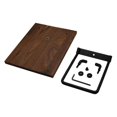 thumbnail image 2 of S SERENABLE Perpetual Calendar Stand, Desk Calendar Stand Holder Gift Ornament Calendar Display Calendar Holder Rack for Party Decoration Dark Wood, 2 of 8