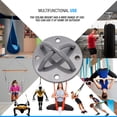 thumbnail image 2 of LORESO Wall Ceiling Anchor - Heavy Duty Mount Bracket for Trapeze Suspension Straps, Yoga Swings, Hammock, Boxing Punching Bags, Body Strength Gym Equipment and Battle Ropes, 2 of 6
