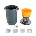 thumbnail image 5 of 1300W 110V 60L Grain Mills Electric Grain Grinder Corn Wheat Flour Mill W/Funnel, 5 of 22