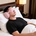 thumbnail image 4 of EGNMCR 2 In 1 U Shaped Pillow With Eye Mask Memorys Foam Travel Neck Pillow Shade Sleep Mask Office Nap Support For Airplane Car Home Use Polyester Eye Masks Pillows, 4 of 6