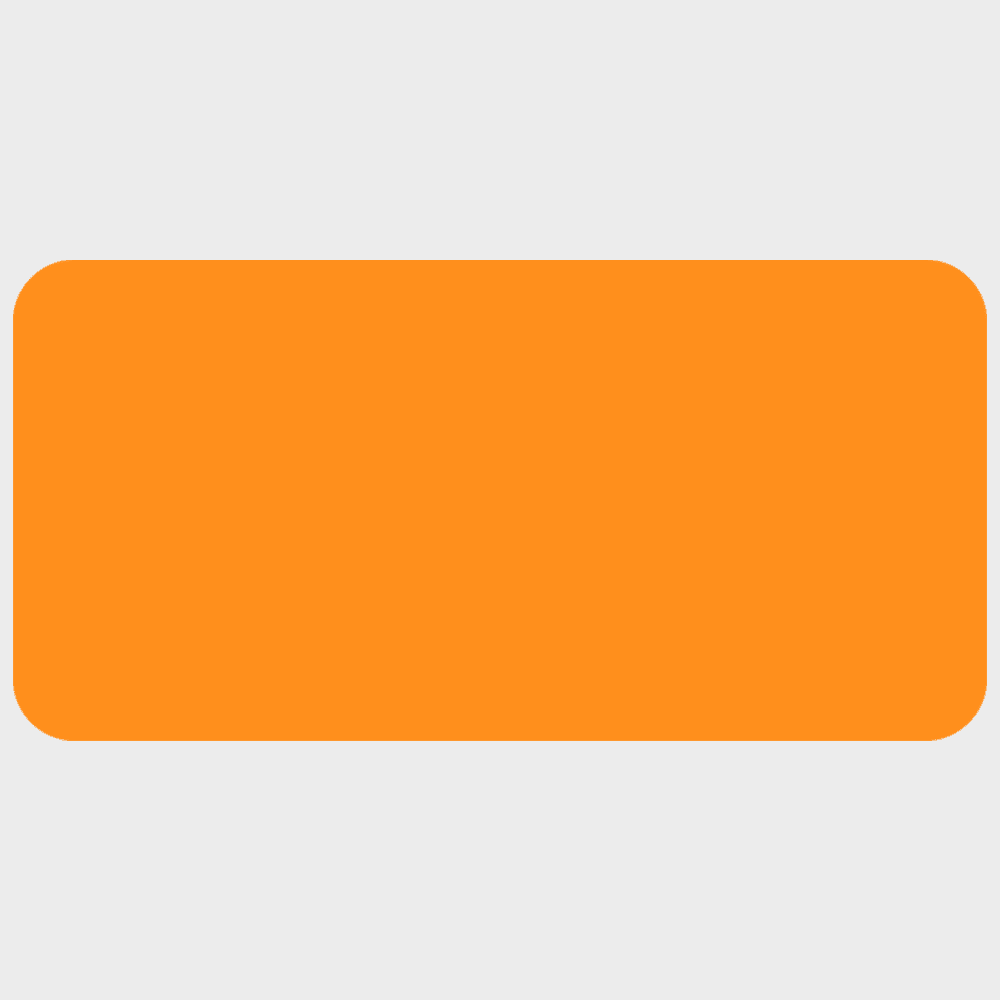 JAM Paper Standard Label Rolls, Rectangle, 1 1/2 x 2, Neon Orange, 125 Labels/Roll