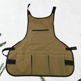 thumbnail image 2 of Wear-resistant Polyester Technicians Apron Adjustable Multi-pockets Kitchen Apron Tool Storage Apron for Art Craft Gardening Woodwork Project (Random, 2 of 2