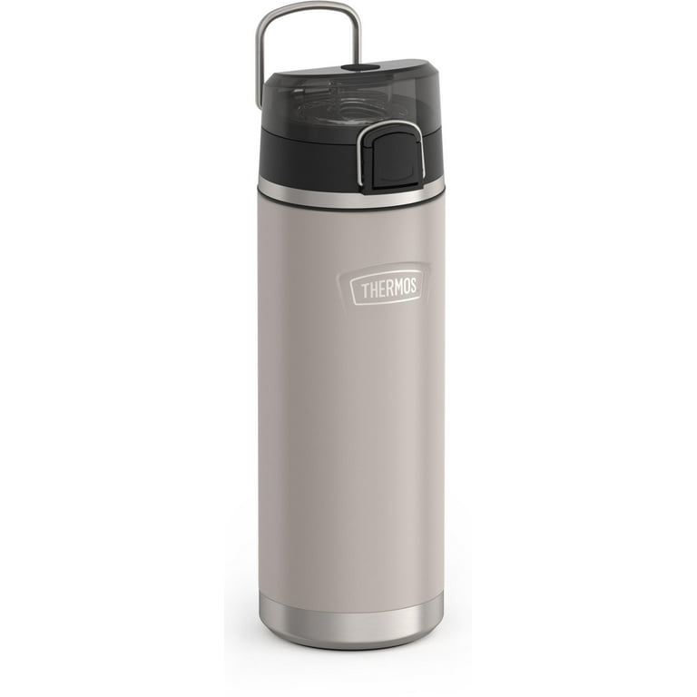 Icon Series by Thermos Stainless Steel Water Bottle with Spout 24 Ounce, Sandstone