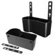 thumbnail image 3 of GOOHOCHY 2 portavasos para asiento trasero de coche con divisor ajustable, caja de almacenamiento universal que ahorra espacio para tazas y aperitivos., 3 of 8
