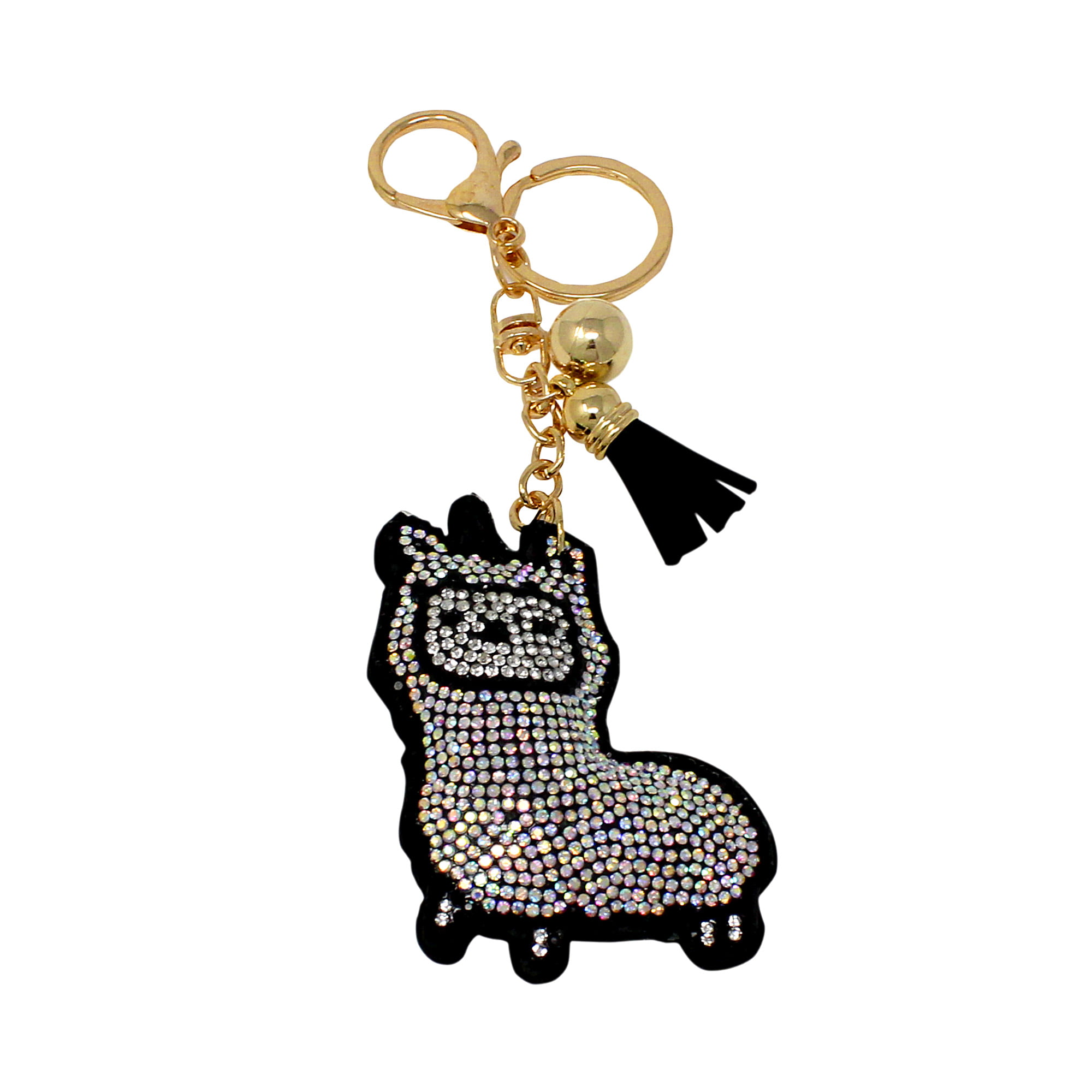 Details about   NWT Way To Celebrate Pink Llama Puff Key Ring 