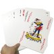 thumbnail image 1 of 54 Uds. De naipes Jumbo, tema de juego gigante súper grande, fantásticas cartas de póquer, naipes de gran tamaño para entretenimiento de mesa YUNYI BRAND Deportes, 1 of 8