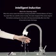 thumbnail image 4 of Dispositivo de inducción de desbordamiento infrarrojo que cambia el ahorro de agua automático de Dontodent, difusor de agua ajustable para el grifo del fregadero del baño de la cocina Kuyhfg Sin marca, 4 of 4