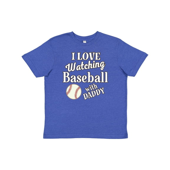 Inktastic Daddy Baseball Grandson Gift Youth T-Shirt