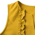thumbnail image 4 of Blczomt Trendy Summer Tops for Women Dressy Yellow Shirts 2026 Short Sleeve Ladies Tops,S, 4 of 7