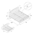 thumbnail image 3 of Z by Novogratz Taylor Upholstered Bed, 3 of 9