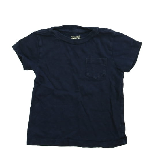 Pre-owned: Crewcuts Girls Navy T-Shirt size: 2T (Good)