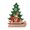 Red#461, variant on RuiJiao Wooden Christmas Ornament DIY Kit, Santa, Snowman, Reindeer Splicing Decor for Holiday Home, Xmas Tree and Fireplace Decoration, Festive Gift Idea (1PC)
