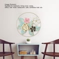 thumbnail image 4 of Decoración De Pared De Metal Con Flores Redondas, Diseño único, Textura Fina, Elegante, Resistente A La Decoloración, Escultura Moderna De Arte De Pared De Hierro Para Sala De, 4 of 7