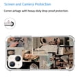 thumbnail image 3 of Celebrity Collage Case Compatible with iPhone 13,Aesthetic Art Design TPU Bumper Bumper Cover Case, 3 of 5
