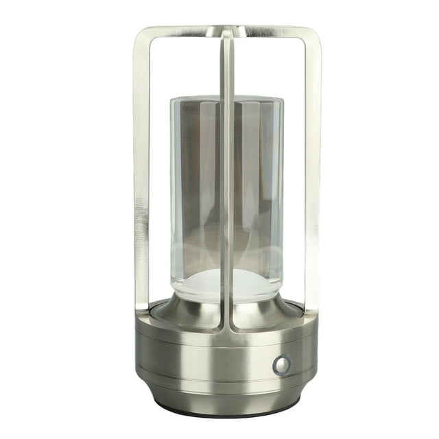 Lámpara De Mesa LED Regulable Inalámbrica, Lámpara Táctil Recargable Para Mesita De Noche, Camping