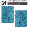thumbnail image 3 of Allytechgroup Case for Samsung Galaxy Tab A 10.1 inch 2016 Release, SM-T580 T585, PU Leather Flip Case with Credit Card Slot Auto Sleep/Wake Kickstand Shockproof Full Body Ptotective, Blue, 3 of 10