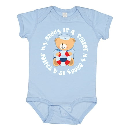 

Inktastic My Daddy is a Sailor Boys Gift Baby Boy Bodysuit