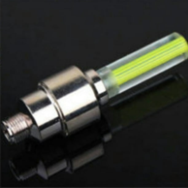 Luces para ruedas de bicicleta, 2 piezas, luz para rueda de motocicleta, luz para tapa de válvula de neumático, luz para tapa de válvula de rueda, funcionalidad versátil