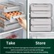 thumbnail image 5 of Cateissary 32-Grid Egg Holder Double-layer Eggs Storage Container Household Drawer Box Transparent for Refrigerator Kitchen Almacenamiento y organización del hogar Cateissary HA018121-00, 5 of 6