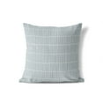 thumbnail image 2 of Snow Fence Slate Blue Throw Pillow, 2 of 4