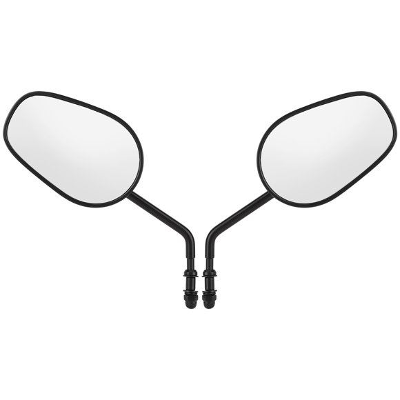 Par de espejos retrovisores laterales para manillar de motocicleta, compatibles con Touring Glide 96-17