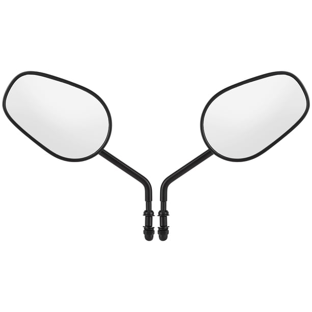 Par de espejos retrovisores laterales para manillar de motocicleta, compatibles con Touring Glide 96-17