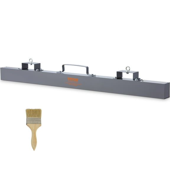 KFFKFF Magnetic Sweeper for Hanging, 48" Width, 80 LBS Capacity, Industrial Magnetic Sweeper with Steel Construction, Ideal for Collecting Nails, Bolts, and Metal Debris