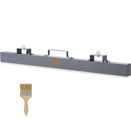 

SKYSHALO Magnetic Sweeper for Hanging 48 Width 80 LBS Capacity Industrial Magnetic Sweeper with Steel Construction Ideal for Collecting Nails Bolts and Metal Debris