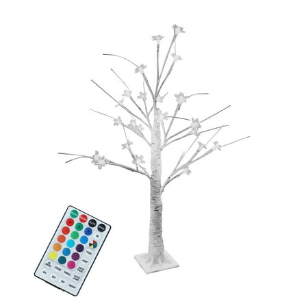 

Yrtoes Seasonal & Holiday Decorations Tabletop Bonsai Tree Light With 24 Led Lights Battery/Usb Operated Rgb With Remote Control 17 Color-Changing Modes For Lighting Bedrooms Desktop Christmas Pa