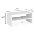 thumbnail image 4 of Mainstays 24" 2-Tier Stackable Shoe Rack, White, 4 of 6