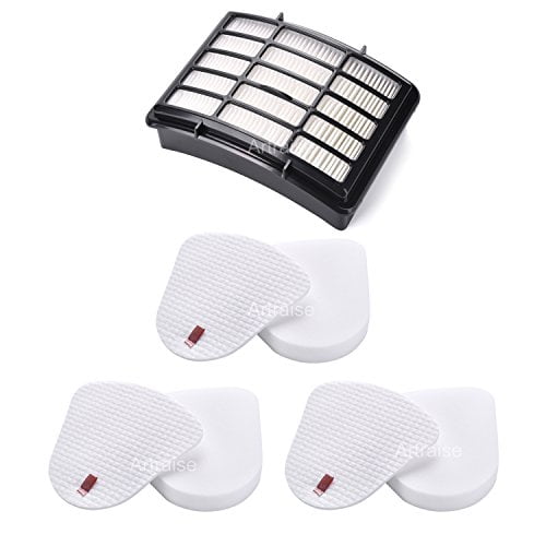 Wolfish 2 NV370 4 Pack Vacuum Filters Replacement Compatible for Shark Navigator Lift-Away NV350 NV357 UV440 NV352 NV391 UV490 UV540,Replacement XFF350 XHF350 NV360 NV355 NV356E NV351