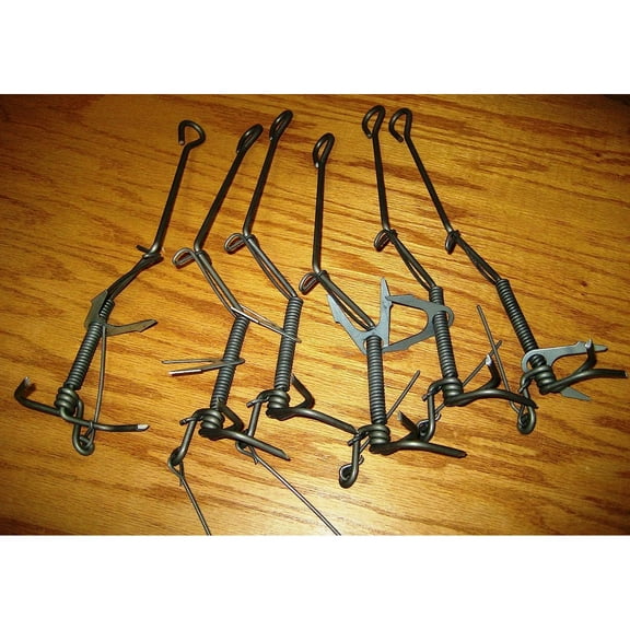 Six Pack of DK-1 Gopher Traps. Pocket Gopher Traps