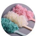 thumbnail image 3 of Wovilon Massage Brushes New Long Handle Hanging Soft Mesh Back Body Bath Shower Scrubber Brush Sponge, 3 of 3