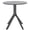 Gray, variant on Safavieh Core Outdoor Aluminum/Plastic Wicker Round Bistro Table, Black