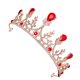 thumbnail image 3 of KAKOWELY Tocado de boda, corona de novia, corona de boda con diamantes de imitación, tiara, diadema nupcial, decoración, 3 of 5