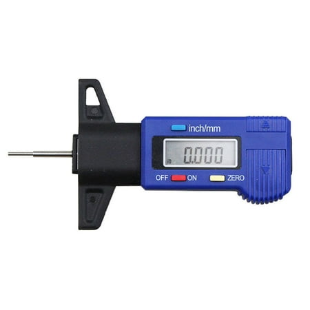 

0-25MM Digital Display Electronic Tire Tread Depth Measurement Tool Black Pattern Depth Gauge Digital Tool Caliper
