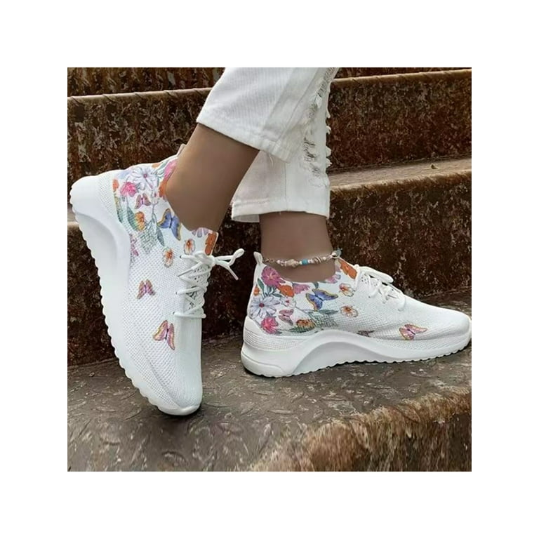 Floral gym best sale shoes