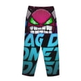 thumbnail image 3 of Lsque Geometry Dash Print Women's Pajama Pants, Lounge Pant - Comfortable Home Wear,Elastic Waistband, Stylish Design-XX-Large, 3 of 9