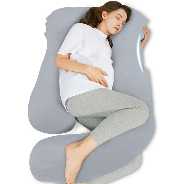 Almohada Body Positioner HIPHOP PANDA en forma de U para embarazo, 145 cm