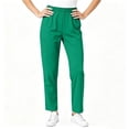 thumbnail image 5 of CQONEPT Scrub Pants for Women Straight Leg Soft Stretch Fabric Scrubs Elastic Waistband Comfortable Fit Pant Green XL, 5 of 7