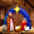 thumbnail image 4 of Inflable de Navidad nacimiento pesebre Navideño Artego con 5 personajes premium - 2m, 4 of 8